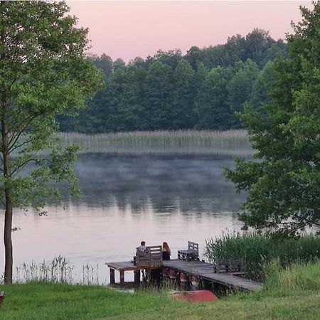 Domwigierski Pl -Jeziorki -Gr- Comfort-Ferienhaus-Polen - Wlasna Linia Brzegowa I Sauna Wysoki Most  Exterior foto