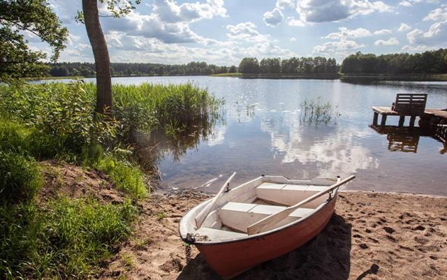 Domwigierski Pl -Jeziorki -Gr- Comfort-Ferienhaus-Polen - Wlasna Linia Brzegowa I Sauna Wysoki Most  Exterior foto