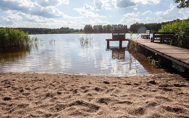Domwigierski Pl -Jeziorki -Gr- Comfort-Ferienhaus-Polen - Wlasna Linia Brzegowa I Sauna Wysoki Most  Exterior foto