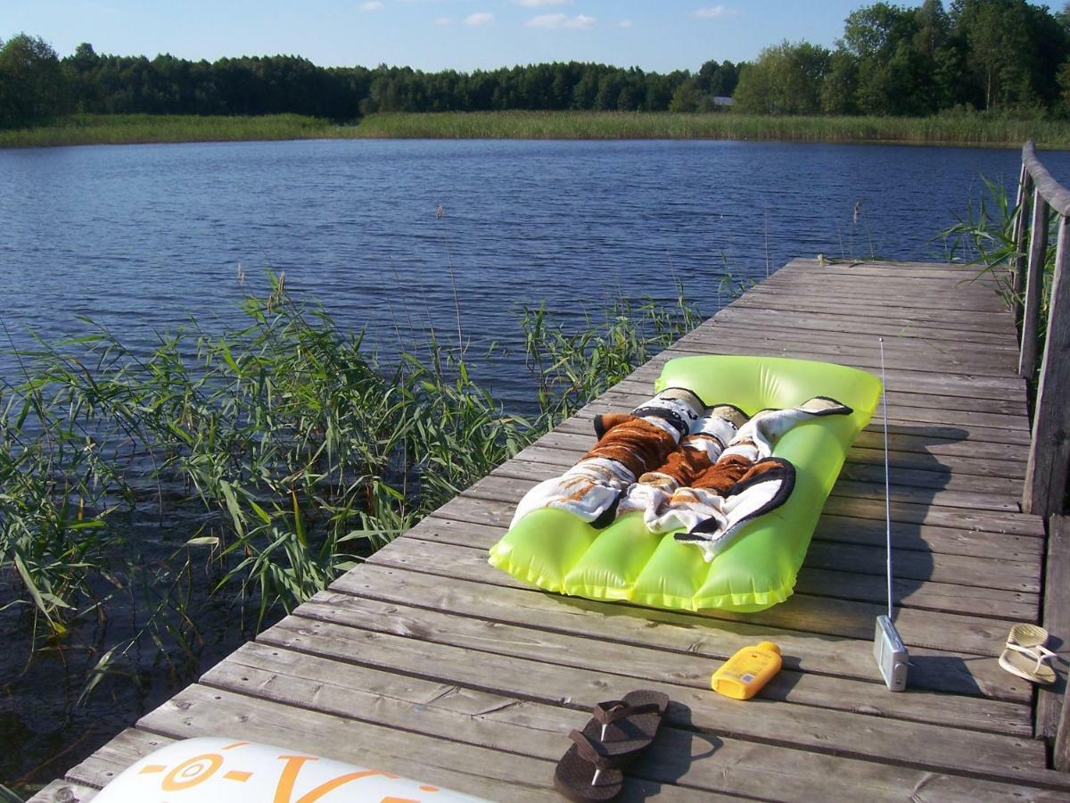 Domwigierski Pl -Jeziorki -Gr- Comfort-Ferienhaus-Polen - Wlasna Linia Brzegowa I Sauna Wysoki Most  Exterior foto
